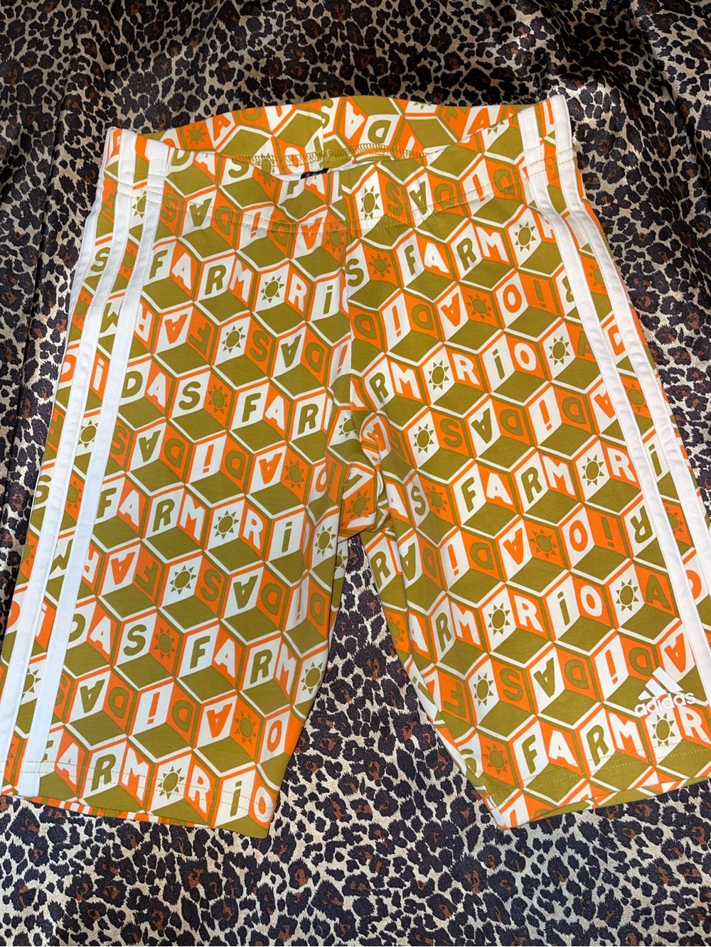 FARM Rio x Adidas Biker Shorts